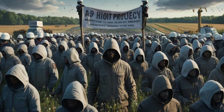 Les Opposants à l’A69 Installent leur ZAD : Tensions Montantes - Viral Mag Mobilisation massive des opposants à lautoroute A69 Un week end de confrontation avec les forces de lordre se profile à lhorizon Viral Mag