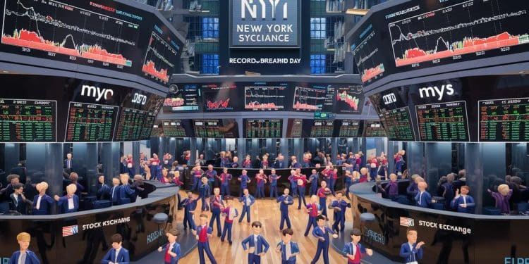 Les records boursiers du Nasdaq et du S&P 500 à Wall Street - Viral Mag Le Nasdaq et le SP 500 atteignent des records à Wall Street portés par les valeurs technologiques comme Apple Le Dow Jones reste en retrait Viral Mag