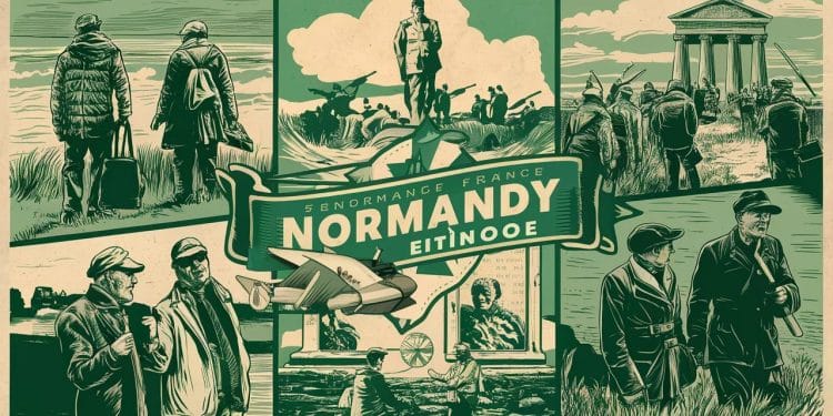 Les touristes américains sur les traces des soldats du D-Day - Viral Mag 80 ans après le Débarquement lengouement des Américains pour les lieux de mémoire de la Seconde Guerre mondiale ne faiblit pas Découvrez pourquoi Viral Mag