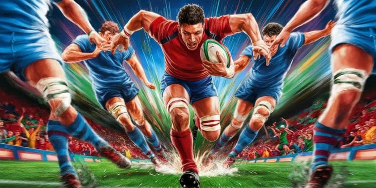 L’essai surpuissant d’Antoine Dupont en rugby à 7 - Viral Mag Revivez en vidéo lexploit du joueur français lors de la victoire des Bleus contre la Grande Bretagne au tournoi de Madrid Un raffut danthologie Viral Mag