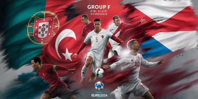 L’Euro 2024 : Entre Surprises et Rivalités, Tout se Joue dans le Groupe F - Viral Mag Le groupe F de lEuro 2024 réserve son lot de suspense alors que le Portugal est déjà qualifié La Turquie la Géorgie et la République Tchèque saffrontent dans une lutte acharnée pour décrocher leur ticket Viral Mag