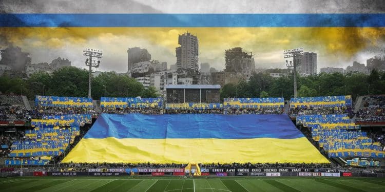 L’Ukraine et le Football : Une Lutte Dépassant les Terrains - Viral Mag Malgré lélimination de lEuro 2024 le président Zelensky rend hommage aux joueurs ukrainiens pour leur combat sur et en dehors du terrain Viral Mag