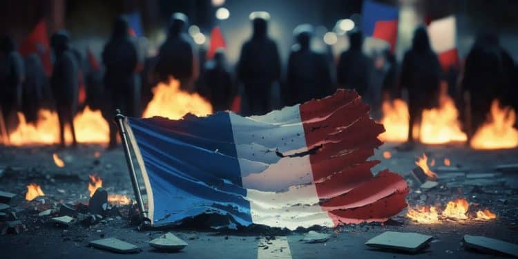 Manifestations anti-RN : Tensions et débordements en France - Viral Mag Des manifestations contre le Rassemblement national dégénèrent dans plusieurs villes françaises avec arrachage de drapeau casseurs et heurts avec les forces de lordre Viral Mag