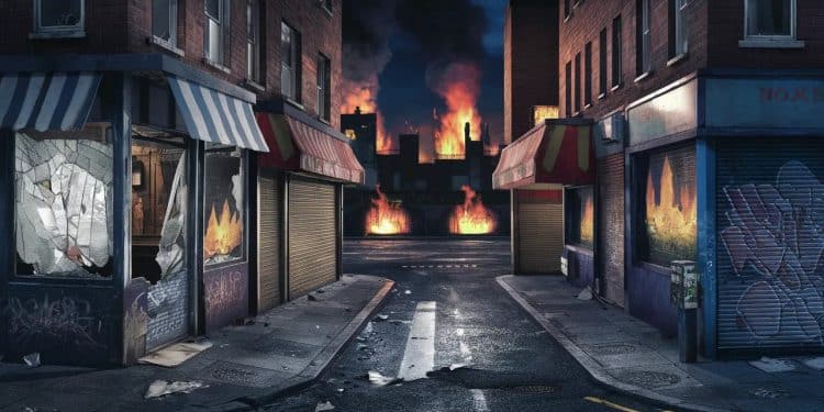 Des manifestations anti RN dégénèrent dans plusieurs villes françaises entraînant attaques contre les forces de lordre dégradations déglises et de commerces   Viral Mag