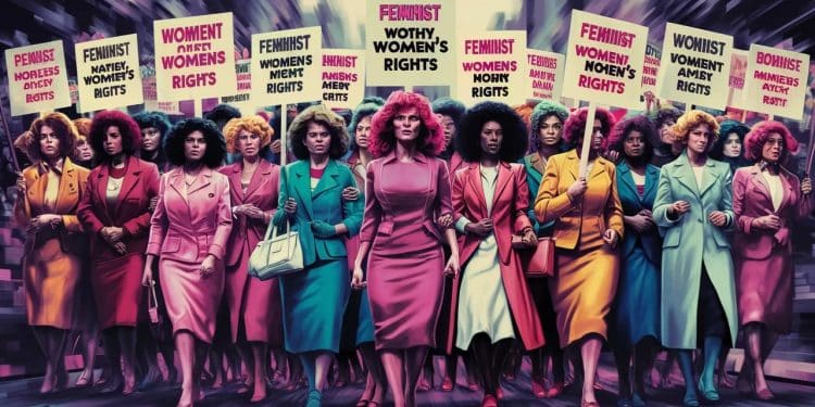 Marches féministes contre l’extrême droite : le combat continue - Viral Mag À une semaine des législatives les associations féministes se mobilisent contre le Rassemblement national dénonçant son féminisme de façade Viral Mag