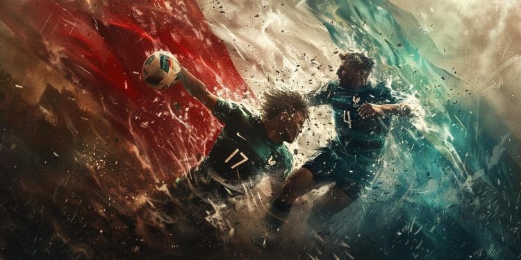 Matteo Salvini attise les tensions avec un montage choquant - Viral Mag Le vice premier ministre italien Matteo Salvini enflamme la toile avec un photo montage polémique de Zidane et Materazzi Découvrez les dessous de cette nouvelle provocation Viral Mag