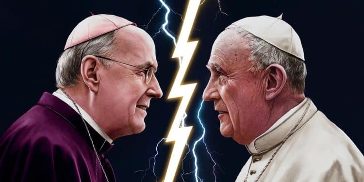 Mgr Vigano VS le Pape François : Un Schisme en Vue ? - Viral Mag Mgr Carlo Maria Vigano défie ouvertement le pape François Accusé de fomenter un schisme il risque lexcommunication Éclairages sur cette crise Viral Mag