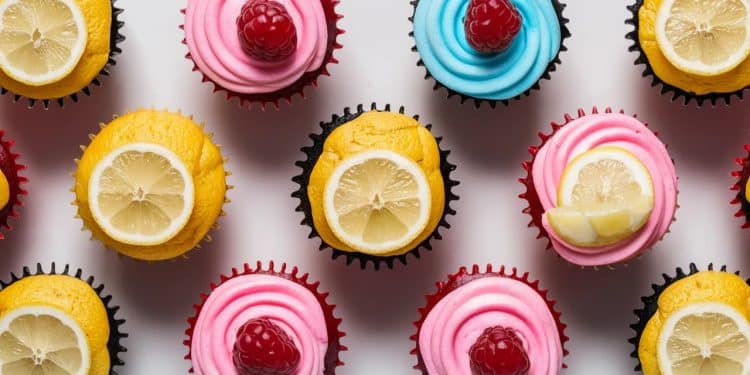 Mini Cupcakes Citron-Framboise: Un Délice Fruité et Léger - Viral Mag Découvrez la recette irrésistible des mini cupcakes au citron et à la framboise Un dessert léger et savoureux qui fera sensation à votre table Viral Mag