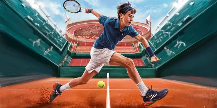 Moise Kouame, 15 ans, brille à Roland-Garros junior - Viral Mag Le jeune Français Moise Kouame 15 ans seulement crée la sensation en se qualifiant pour les quarts de finale du tournoi junior de Roland Garros   Viral Mag