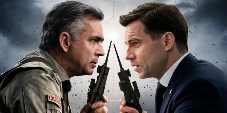 Montage Choquant : Salvini Tacle Macron en Tenue de Combat - Viral Mag Matteo Salvini vice Premier ministre italien enflamme la toile avec un montage provocateur dEmmanuel Macron en tenue militaire Un nouveau coup déclat médiatique Viral Mag