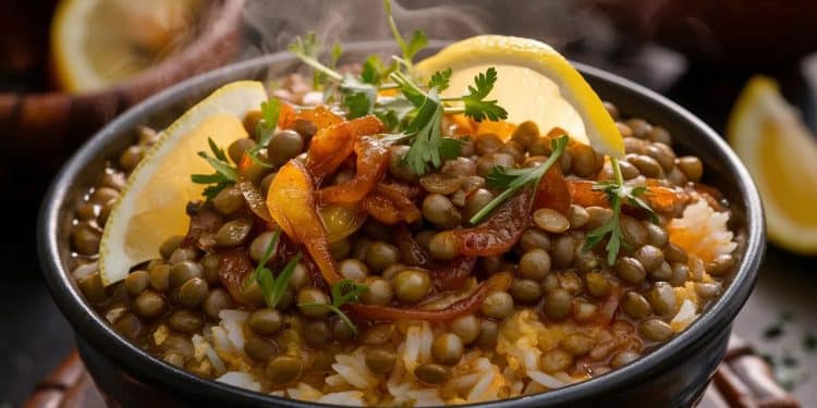 Découvrez la mujadara ce plat libanais simple et nutritif aux lentilles riz et oignons caramélisés parfait pour se remettre des excès des vacances Recette et bienfaits anti inflammatoires à lintérieur    Viral Mag