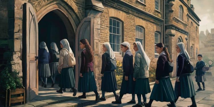 Ouverture controversée d’un collège traditionaliste pour filles près de Lyon - Viral Mag La Maison déducation Pauline Marie Jaricot un collège privé hors contrat pour filles suscite des critiques pour sa pédagogie jugée passéiste et genrée Découvrez les détails   Viral Mag
