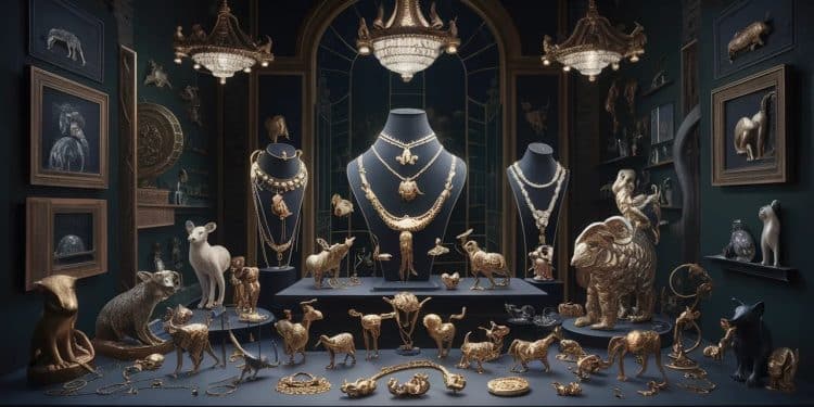 Plongée dans l’univers fascinant des bijoux animaliers - Viral Mag Découvrez lexposition captivante de Lou Woolworth où bijoux anciens et sculptures modernes rendent hommage à la beauté du monde animal Viral Mag