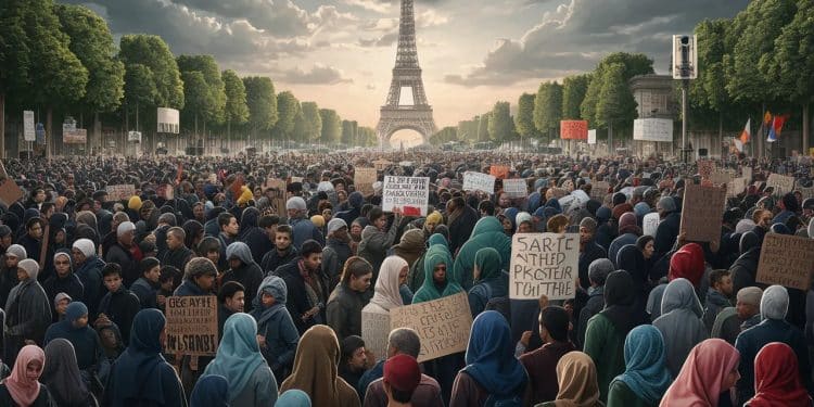 Rassemblement Islamiste à Paris : « Prêts au Sacrifice » Contre le RN - Viral Mag Un rassemblement islamiste à Paris a vu des manifestants affirmer être prêts au sacrifice dans leur opposition au Rassemblement National Découvrez les détails de cette manifestation controversée Viral Mag