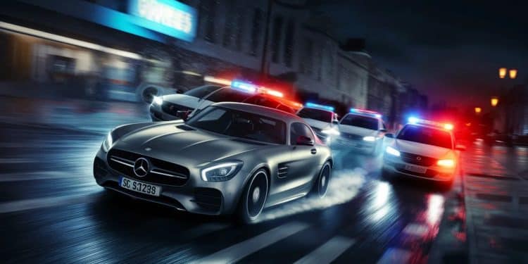 Une rocambolesque course poursuite dans les rues de Nantes sachève par larrestation de 4 jeunes à bord dune Mercedes volée Retour sur cette nuit mouvementée   Viral Mag