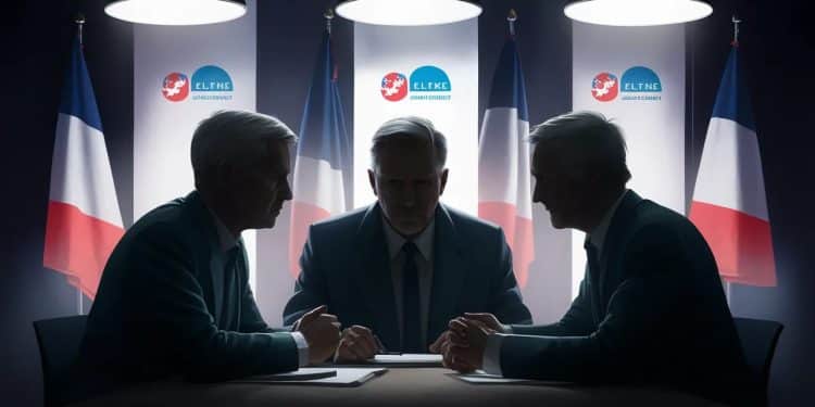 Réunion Secrète des Figures Nationalistes : L’Alliance En Vue - Viral Mag Marine Le Pen Jordan Bardella et Marion Maréchal se rencontrent en secret au siège du RN pour discuter des législatives anticipées Une alliance en vue Viral Mag