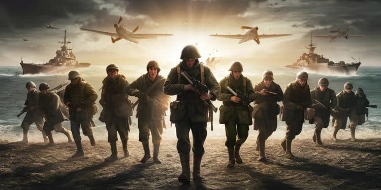 Revivez le Débarquement de Normandie en temps réel - Viral Mag Plongez au cœur du Jour J et suivez en direct les événements clés du Débarquement de Normandie Une expérience immersive et inédite Viral Mag