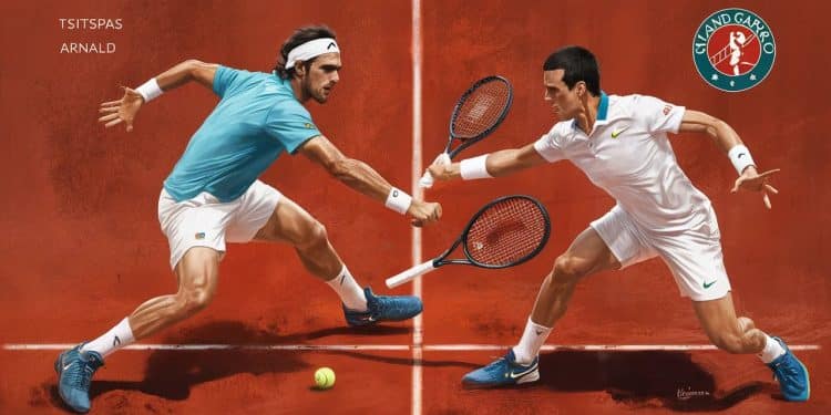 Stefanos Tsitsipas tête de série numéro 9 sest qualifié pour les quarts de finale de Roland Garros après un match épique contre lItalien Matteo Arnaldi   Viral Mag