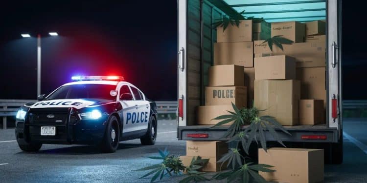 Saisie record de 370 kg de cannabis en Auvergne-Rhône-Alpes - Viral Mag Les douanes ont intercepté une importante cargaison de cannabis dissimulée dans un camion en provenance dEspagne Le chauffeur polonais a été arrêté Viral Mag