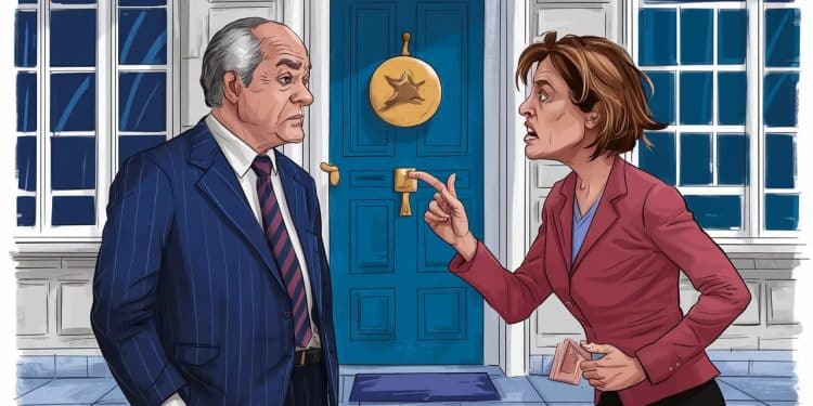 Sandrine Rousseau affronte Eric Ciotti sur l’alliance LR-RN - Viral Mag Vive altercation entre Sandrine Rousseau et Eric Ciotti au siège des Républicains suite à lannonce dune alliance avec le Rassemblement National Rousseau accuse Ciotti de honte Viral Mag