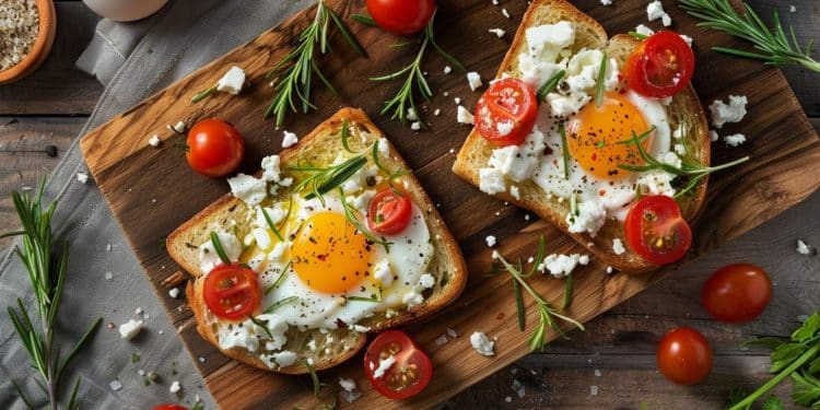 Découvrez une recette délicieuse et nutritive pour le petit déjeuner des sandwichs aux œufs au romarin tomate et féta Rapides à préparer et pleins de saveurs méditerranéennes    Viral Mag