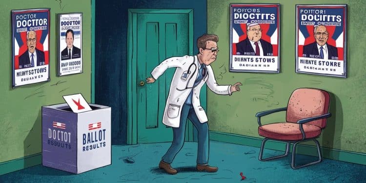 Scandale à Saint-Martin-des-Besaces : Le Médecin Menace de Quitter la Ville - Viral Mag À Saint Martin des Besaces le RN arrive en tête aux élections En réaction un médecin dextrême gauche menace dabandonner les habitants Viral Mag