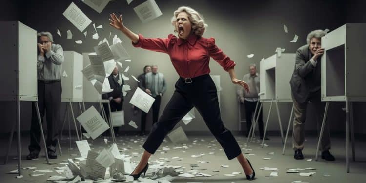 À Bourg en Bresse le jour des européennes une femme a semé le chaos dans un bureau de vote en dénonçant labsence de bulletins de listes minoritaires   Viral Mag