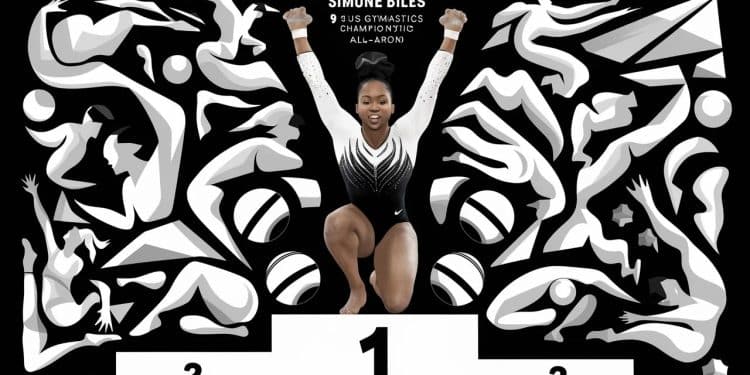 Simone Biles éblouissante aux championnats américains avant Paris 2024 - Viral Mag La superstar de la gym Simone Biles remporte un 9e titre record aux championnats des États Unis confirmant son retour en force à moins de deux mois des JO Viral Mag