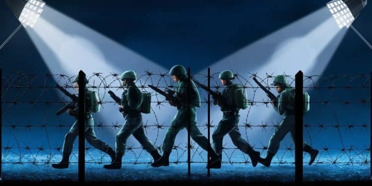 Soldats Nord-Coréens Franchissent Frontière : Tensions Extrêmes - Viral Mag Des dizaines de soldats nord coréens ont brièvement franchi la frontière avec la Corée du Sud provoquant une riposte militaire Découvrez les détails de cet incident alarmant Viral Mag