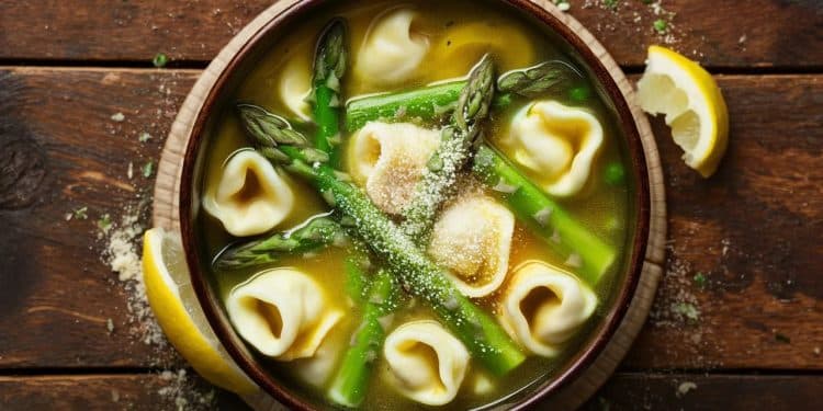 Soupe Tortellini Facile : Le Réconfort Ultime en 20 Minutes - Viral Mag Découvrez notre soupe tortellini express un délice crémeux et nourrissant prêt en un rien de temps Le dîner parfait pour les soirs de semaine Viral Mag