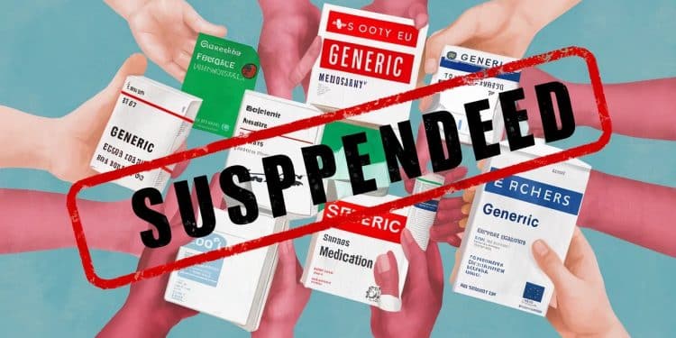 Suspension de 400 médicaments génériques par l’UE - Viral Mag La Commission européenne suspend lautorisation de 400 génériques testés par une société indienne Découvrez les implications pour la France Viral Mag
