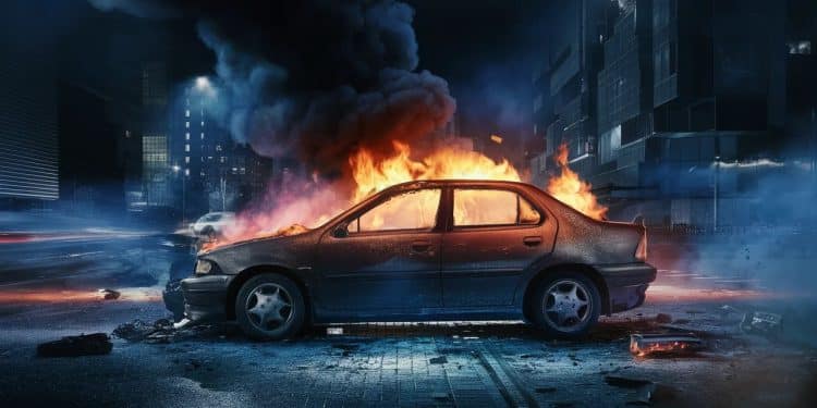 Cherbourg en proie à des violences urbaines suite à la mort de Sulivan 19 ans tué par une policière lors dun refus dobtempérer Voitures brûlées policiers blessés une enquête ouverte   Viral Mag