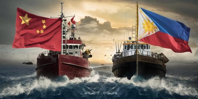 Des bateaux chinois ont saisi illégalement du matériel destiné aux forces philippines en mer de Chine méridionale accusant Pékin dingérence agressive   Viral Mag