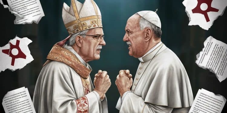 Larchevêque Carlo Maria Vigano virulent opposant du pape François est convoqué devant la justice du Vatican pour délit de schisme   Viral Mag