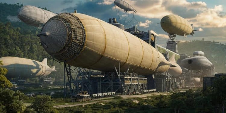 La Nouvelle Aquitaine investit 8 millions deuros supplémentaires dans un projet controversé dusine de dirigeables géants en pleine forêt Découvrez les enjeux de ce chantier pharaonique   Viral Mag