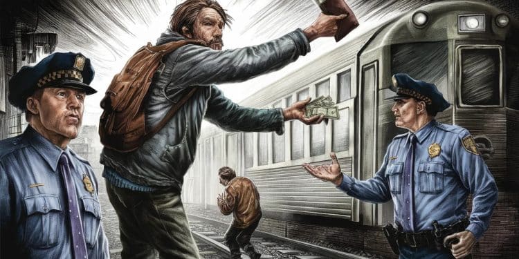 Hadjer Al Ali un SDF de 33 ans a remis aux autorités un portefeuille contenant 2000 euros quil a trouvé dans un train à Amsterdam Son honnêteté a été récompensée par la police   Viral Mag