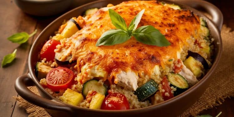 Découvrez notre délicieuse recette de casserole de poulet au quinoa un plat complet et équilibré qui ravira vos papilles Facile à préparer    Viral Mag