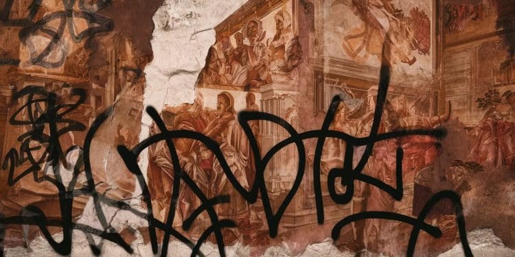 Un Touriste Néerlandais Accusé de Vandalisme à Herculanum - Viral Mag Un touriste néerlandais âgé de 27 ans est accusé davoir vandalisé un mur décoré de fresques dans une ancienne villa romaine à Herculanum près de Naples Viral Mag