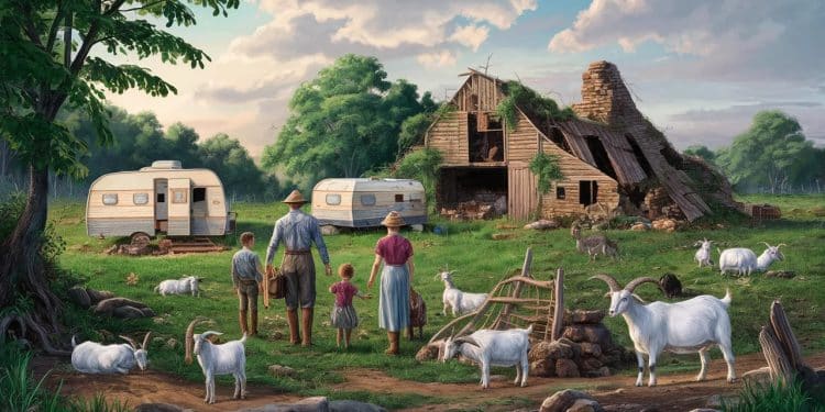 Une Famille qui Fuit le Monde pour Préserver son Mode de Vie - Viral Mag En Corrèze les Sobanski ont choisi de vivre isolés sur un terrain de 7 hectares Un choix guidé par leur vision pessimiste de la société Viral Mag