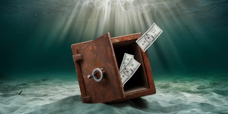 Une Fortune Oubliée Ressurgit des Profondeurs d’un Lac New-Yorkais - Viral Mag Un couple de New Yorkais passionné de pêche magnétique fait une découverte incroyable au fond dun lac un coffre fort rempli de billets de 100 dollars Viral Mag