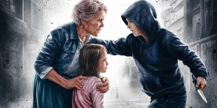 Une grand-mère héroïque désarme un mineur menaçant sa petite-fille - Viral Mag Une grand mère courageuse affronte un mineur armé dun couteau qui agressait sa petite fille à Carpentras Un acte dhéroïsme remarquable Viral Mag