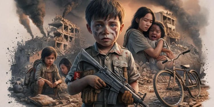 Violences contre les enfants dans les conflits : hausse alarmante en 2023 - Viral Mag Les violences contre les enfants dans les conflits ont atteint des niveaux extrêmes en 2023 selon lONU avec une augmentation choquante de 21 des violations graves Découvrez les détails inquiétants de ce rapport   Viral Mag
