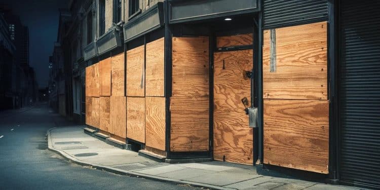 Les commerçants se barricadent dans les grandes villes craignant des débordements violents après les résultats des législatives Un climat tendu dans tout le pays   Viral Mag