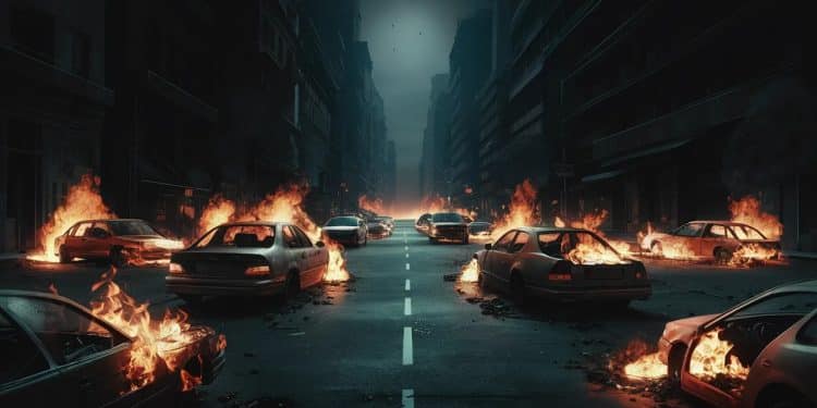 Cholet est secoué par une deuxième nuit démeutes dans le quartier Jean Monnet un an après la mort de Nahel Les pompiers et policiers sont pris pour cible   Viral Mag