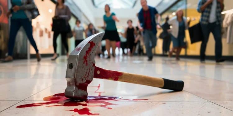 Violente agression d’un adolescent dans un centre commercial - Viral Mag Un jeune de 15 ans a été violemment agressé à coups de marteau lors dune rixe entre bandes rivales dans un centre commercial à Évry Courcouronnes Une enquête est en cours Viral Mag