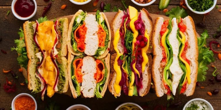 10 Sandwichs Végétariens Délicieux en 10 Minutes Chrono ! - Viral Mag Découvrez 10 recettes de sandwichs végétariens ultra rapides et savoureux à préparer en 10 minutes top chrono De quoi vous régaler sans passer des heures en cuisine Viral Mag