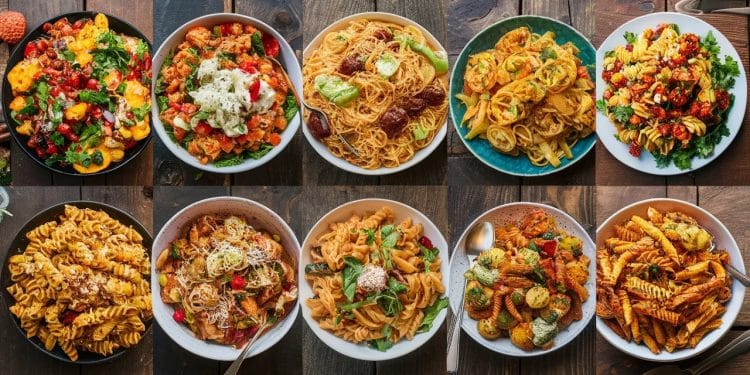 20 Recettes de Pâtes Riches en Protéines pour Varier les Plaisirs - Viral Mag Découvrez notre sélection de 20 recettes de pâtes riches en protéines à la fois savoureuses et nourrissantes Idéales pour varier les menus Viral Mag