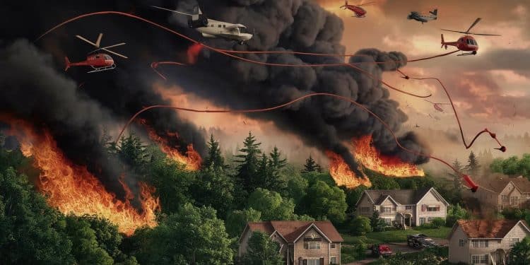 Alerte incendie à Bandol : 75 pompiers mobilisés - Viral Mag Un incendie sest déclaré à Bandol ravageant déjà 7 hectares de forêt Les pompiers luttent actuellement contre les flammes pour protéger les habitations menacées Découvrez les dernières informations sur cet événement Viral Mag