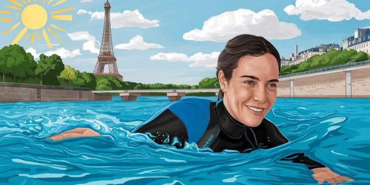 Amélie Oudéa-Castéra Plonge Dans La Seine : Un Geste Symbolique - Viral Mag La ministre des Sports Amélie Oudéa Castéra a fait sensation en se baignant dans la Seine un geste fort à lapproche des JO de Paris 2024 Viral Mag