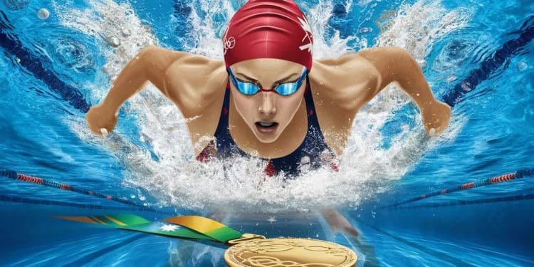 Ariarne Titmus prodige australienne de la natation conserve son titre olympique sur 400 m nage libre à Paris 2024 devant Summer McIntosh et Katie Ledecky   Viral Mag